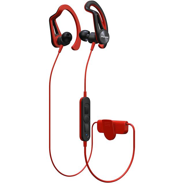 Auricular Pioneer Deportivo Bt Negro y Rojo (E7btr)