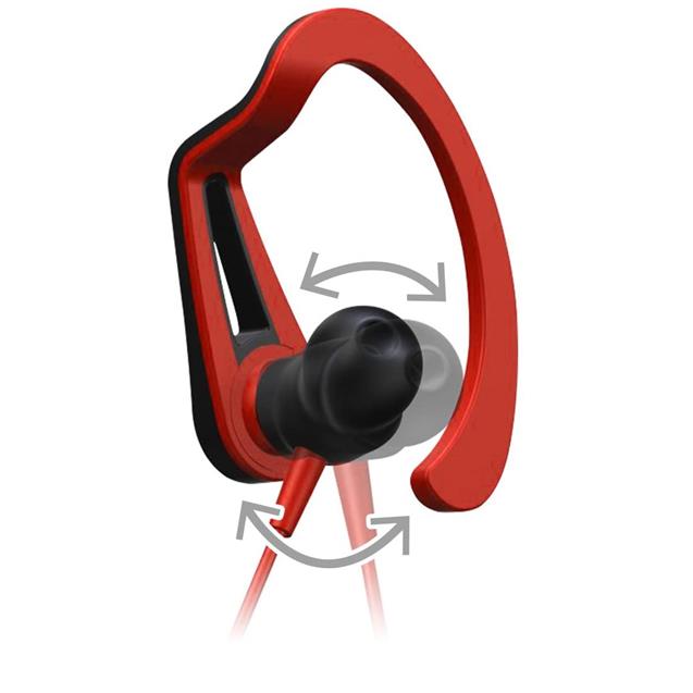 Auricular Pioneer Deportivo Bt Negro y Rojo (E7btr)