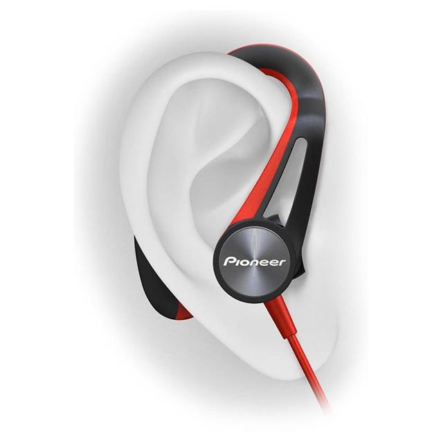 Auricular Pioneer Deportivo Bt Negro y Rojo (E7btr)