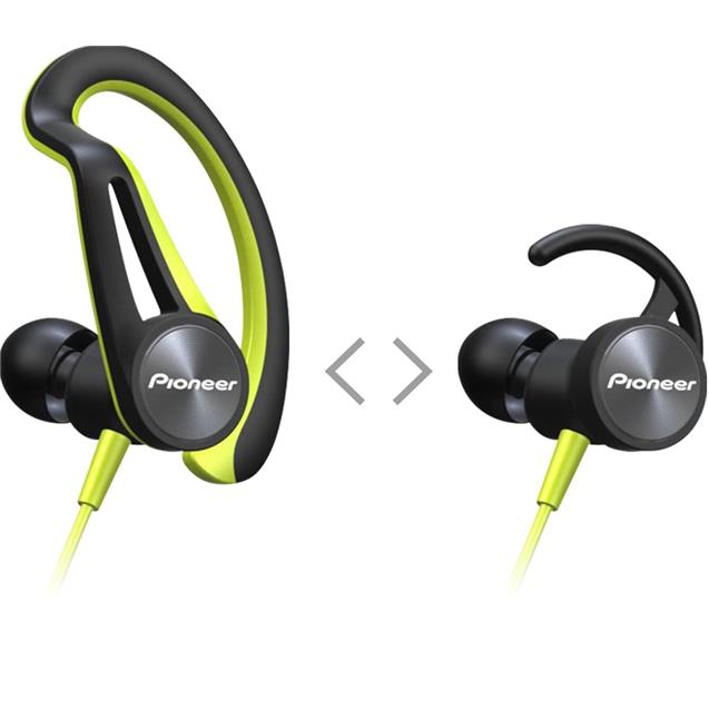Auricular Pioneer Deportivo Bt Negro y Amarillo (E7bty)