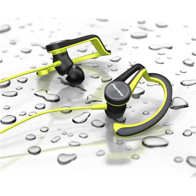 Auricular Pioneer Deportivo Bt Negro y Amarillo (E7bty)