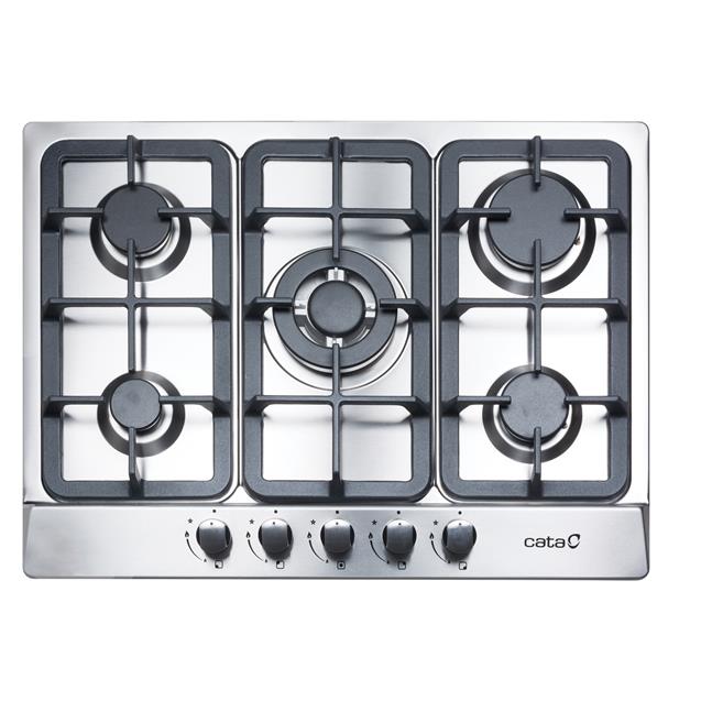 Anafe a Gas Cata Gi7041x 5 Hornallas 70 Cm