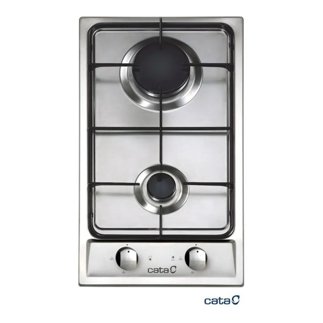 Anafe a Gas Cata G302ti 2 Hornallas 30 Cm