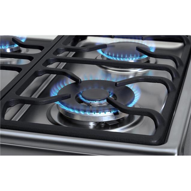Cocina Longvie 19501bf Luz Autolimpiante Rejillas De Fundición