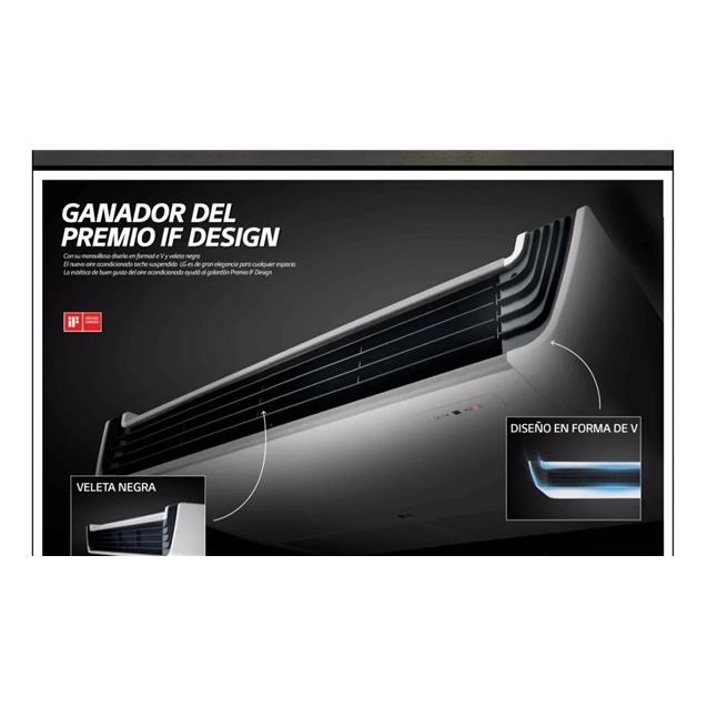 Split Lg Techo 15000 Fg Frio Calor 5tr Inverter