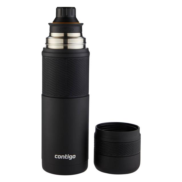 Termo Contigo 6454 Inox Negro 739 Cl Boquilla 360º