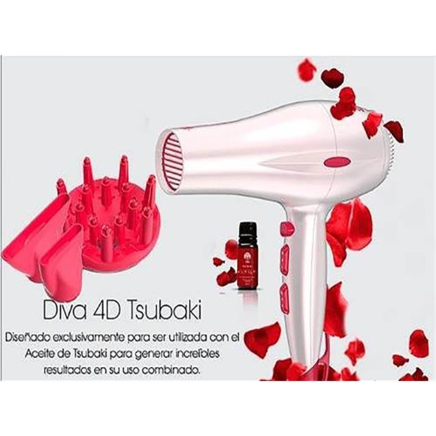 Secador De Cabello Ga.Ma (Gdtsu4d) Diva 4d Tsubaki