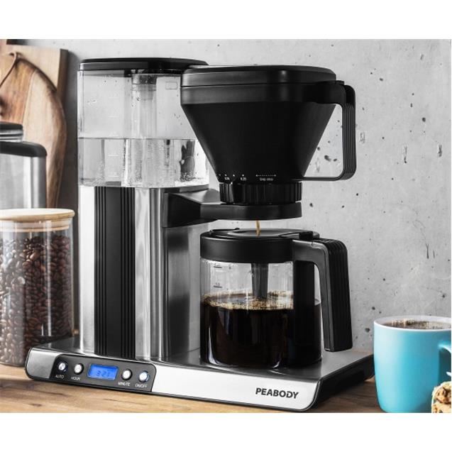 Cafetera Pebody Pemk01 Digital Inoxidable