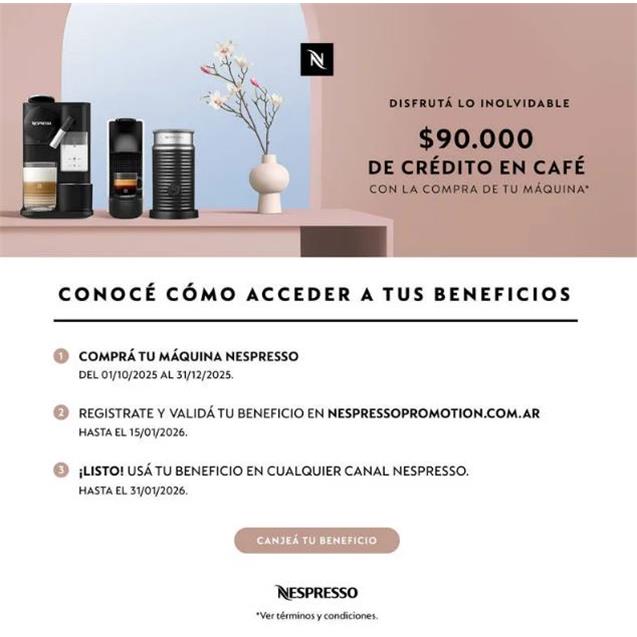 Cafetera Nespresso Essenza Mini White 0.6 Lts