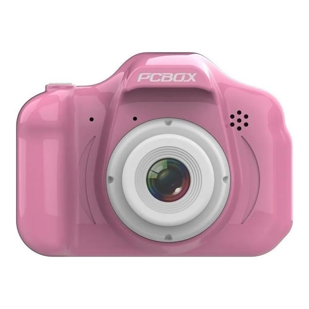 Camara Digital Pcbox Click Display 2" - Foto 3264x2446 - Video Fhd Rosa