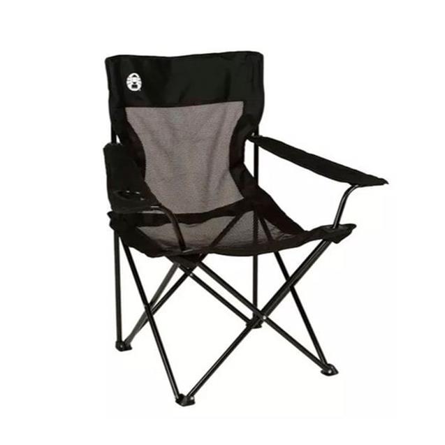 Silla Director Coleman Negro C/ Posa Vaso Soporta113 Kg