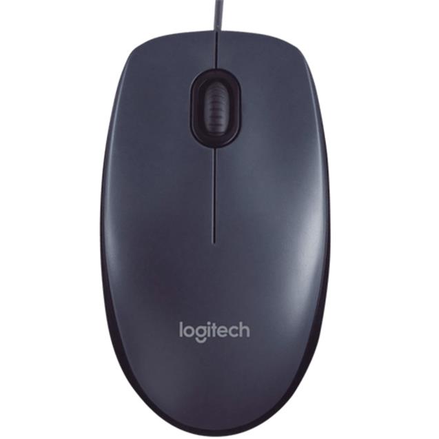 Mouse Logitech M90 Usb Óptico Dark Midnight Gray