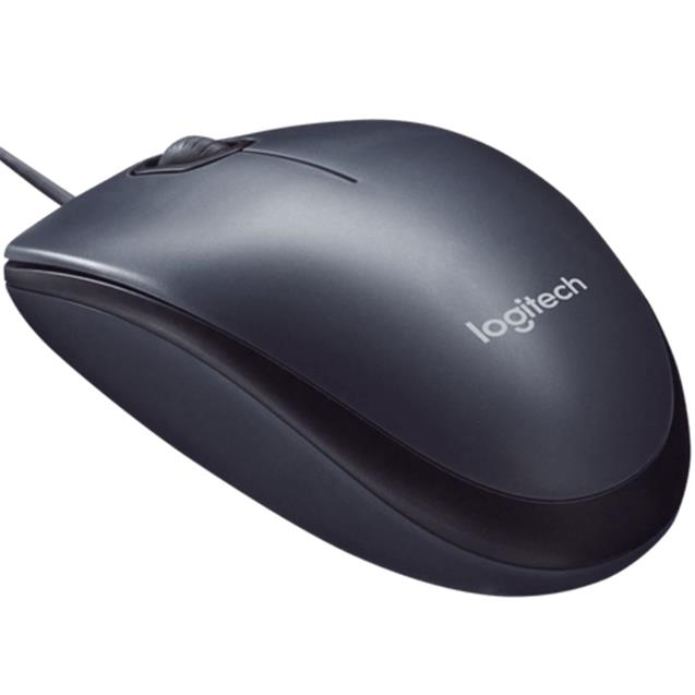 Mouse Logitech M90 Usb Óptico Dark Midnight Gray