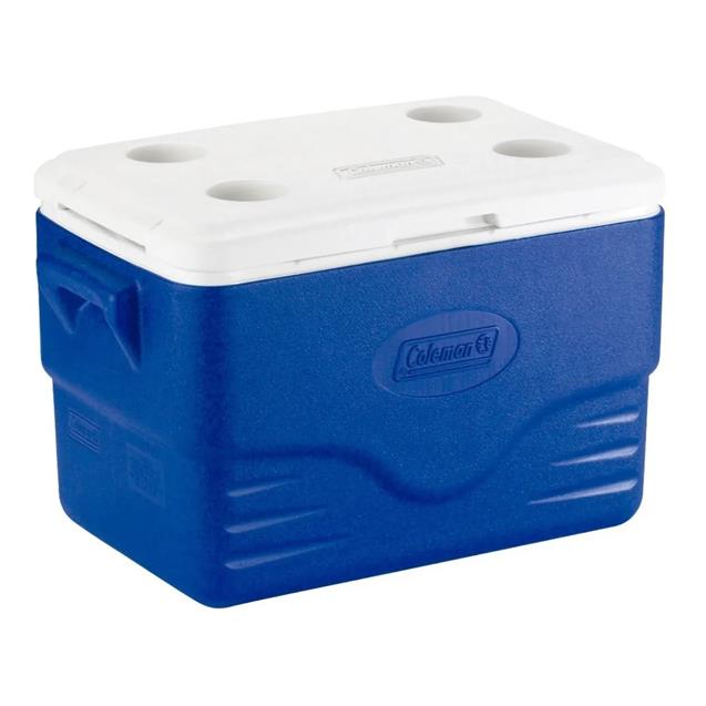 Conservadora Coleman C034 34 Lts Azul Manija Lateral