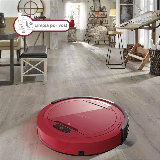 Aspiradora Smart-Tek Ava R2 Rojo/Negro