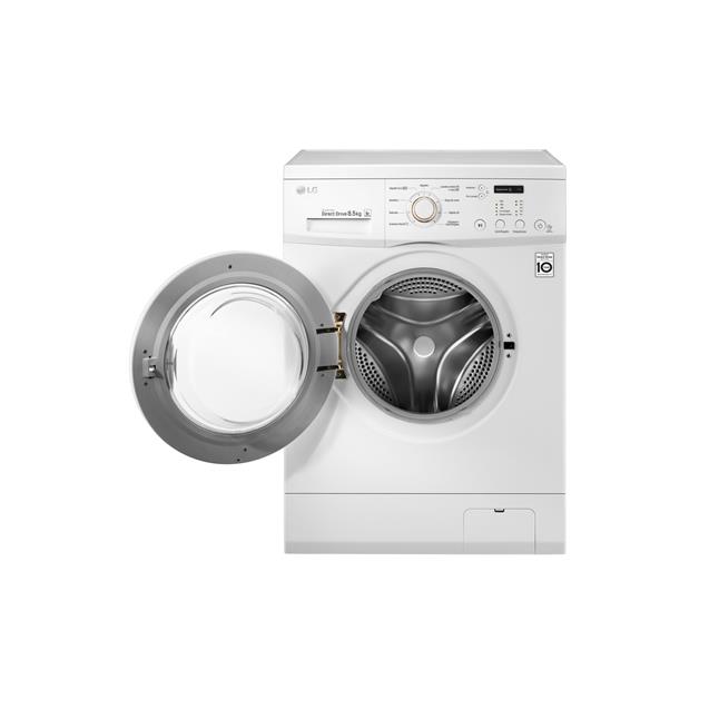 Lavarropas Lg Wm85we6 8.5 Kg 1200 Rpm Inverter Bco.