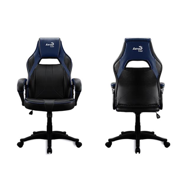 Silla Gamer Ergonómica Aerocool Negro y Azul Ac40c Air