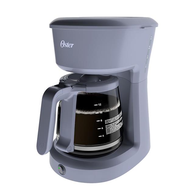 Cafetera Oster Dsc12g Filtro 12 Tazas Gris