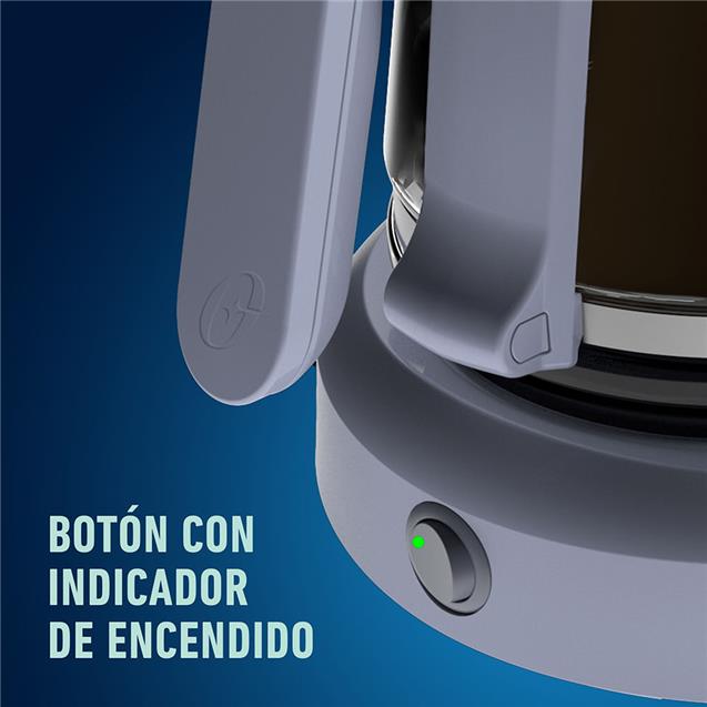 Cafetera Oster Dsc12g Filtro 12 Tazas Gris