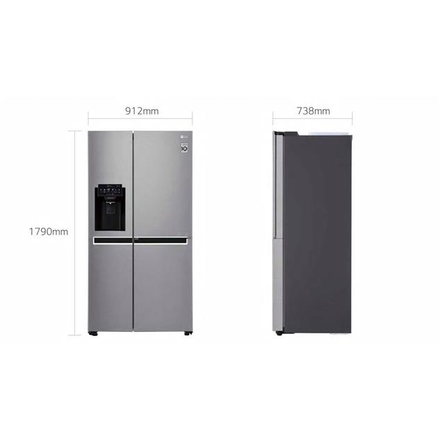 Heladera Inverter Lg (Ls65sdp) 600 Lts Inox