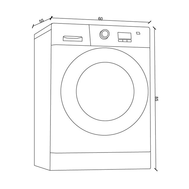 Lavarropas Whirlpool Wnq07ab 7kg 1000rpm