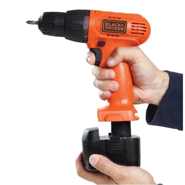 Taladro Black & Decker Inalambrico 10 Mm 12v + Accesorios (cd-121k100)