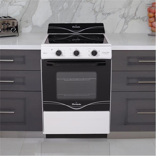 Cocina Eléctrica Florencia 8636 Vitro Blanca