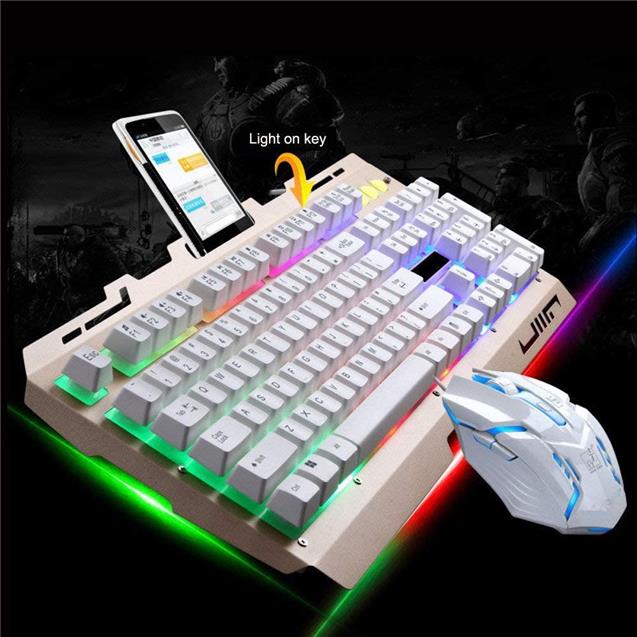 Teclado y Mouse Havit G700 Usb Rgb 104 Teclas