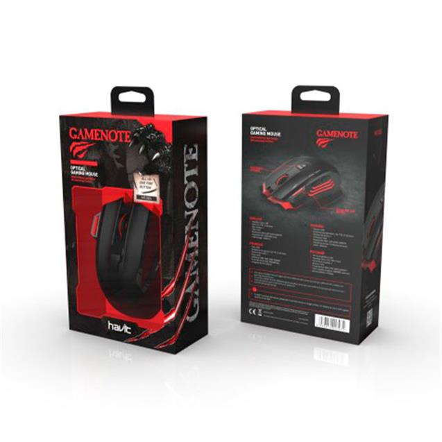 Mouse Havit Ms10005 Dpi Ctrl/Fire Button/Contrapeso