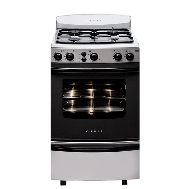 Cocina Orbis 958ac3 55cm Luz Encendido Horno Autolimpiante Acero