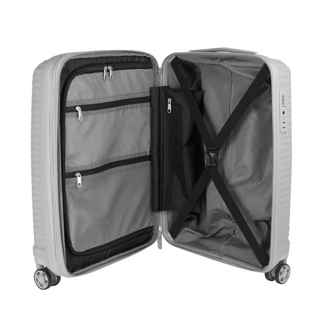 Valija Samsonite Varro Spinner 55/20 Light Grey Chica