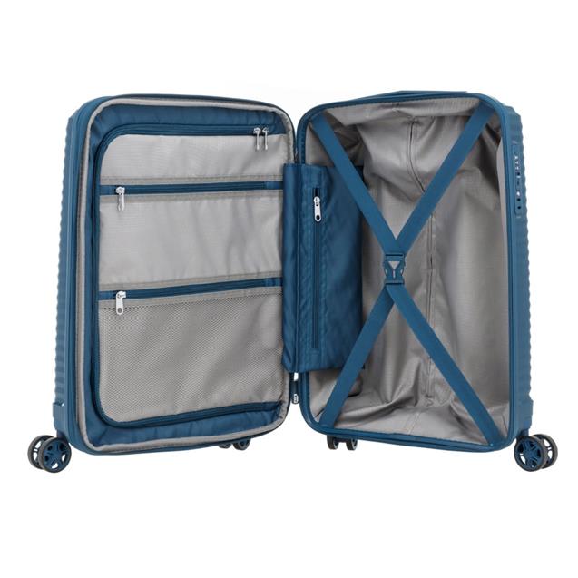 Valija Samsonite Varro Spinner 55/20 Peacock Blue Chica