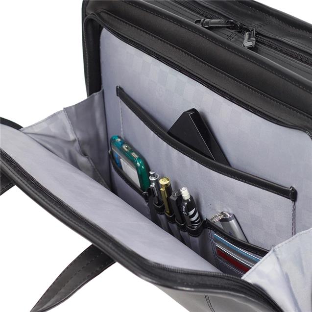 Maletín Samsonite 47732-1041 Columbian Leather Negro