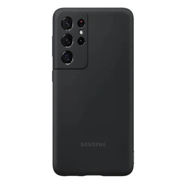 Funda Samsung S21 Ultra Silicona Negra Original