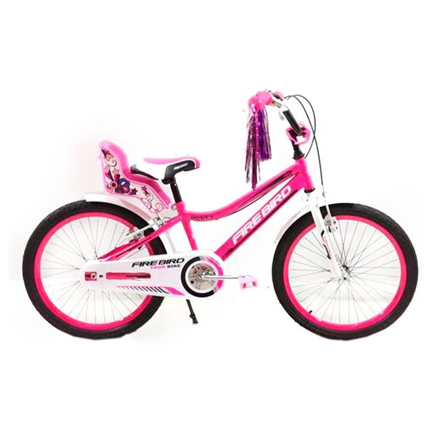 Bici Firebird Binfb20n R20 Acero Honey Rosa y Blanco