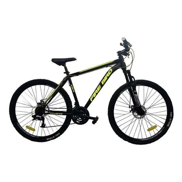 Bici Firebird Hawk Mtb 29" 24v T20 Negro y Amarillo