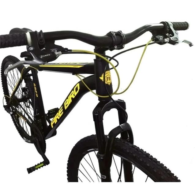 Bici Firebird Hawk Mtb 29" 24v T20 Negro y Amarillo