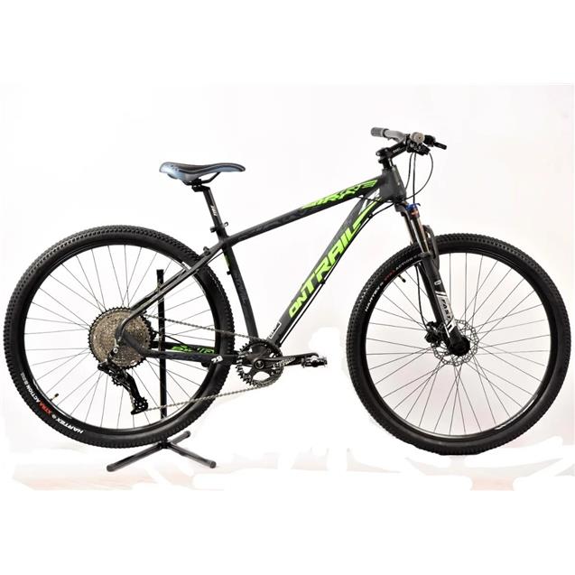 Bici Firebird On Trail Mtb 29" 27v T18 Hidraulico Negro y Verde