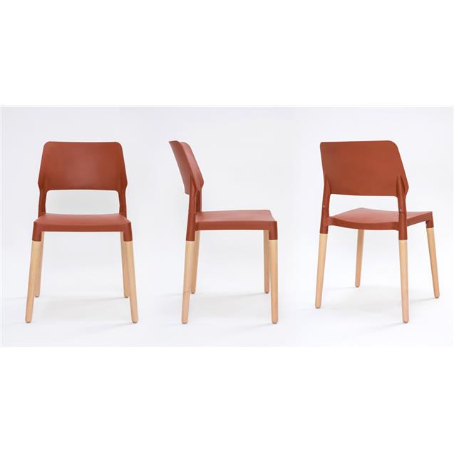 Silla Vahume Icon Polipropileno Cobre