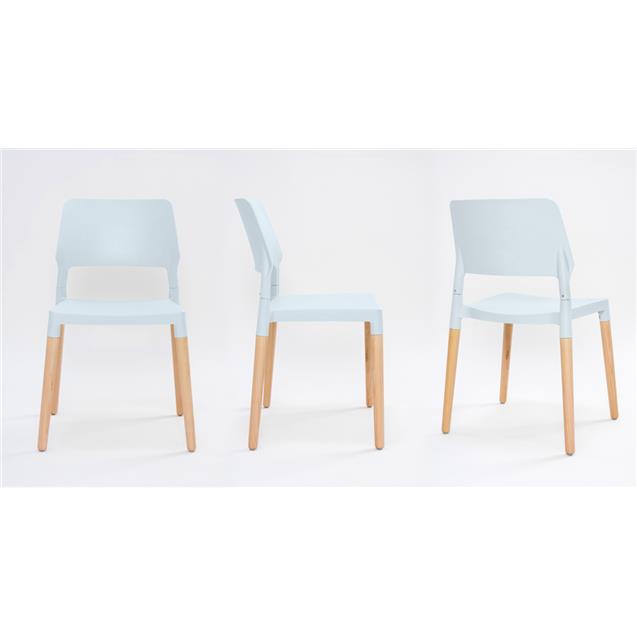 Silla Vahume Icon Polipropileno Cielo