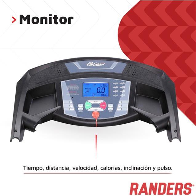 Cinta Motorizada Randers Arg-470 Con Inclinación 110kg (16 Km/H)
