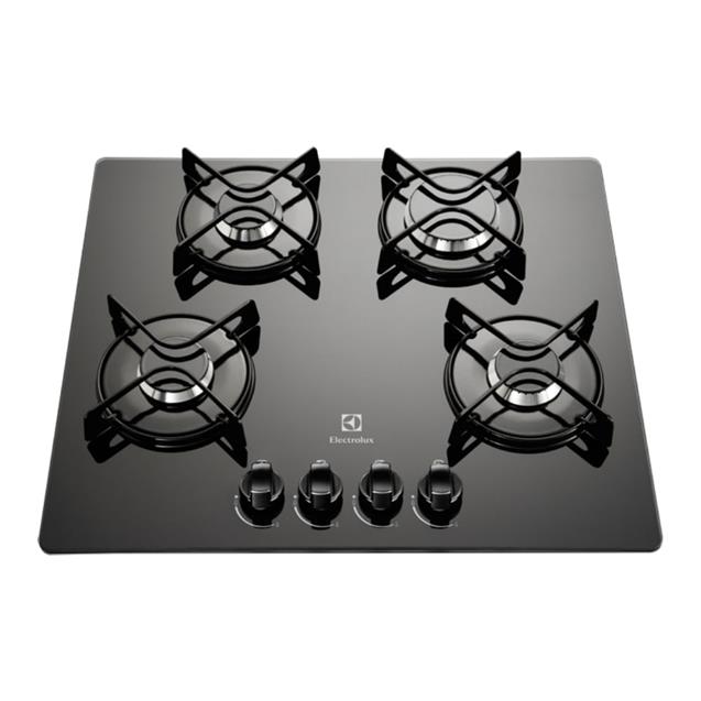 Anafe Electrolux Gc60v 60cm/Gas/4 Hornallas/Negro