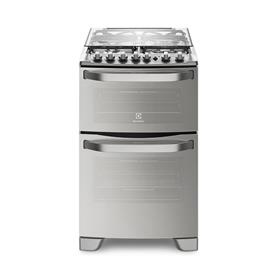 Cocina Electrolux 56cm Acero Doble Horno Electrica/Gas (56dxq)