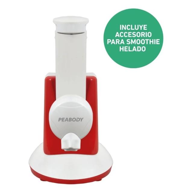 Rallador Peabody (Pesim326r) 5 Cortes + Acc Smoothie Helado Rojo