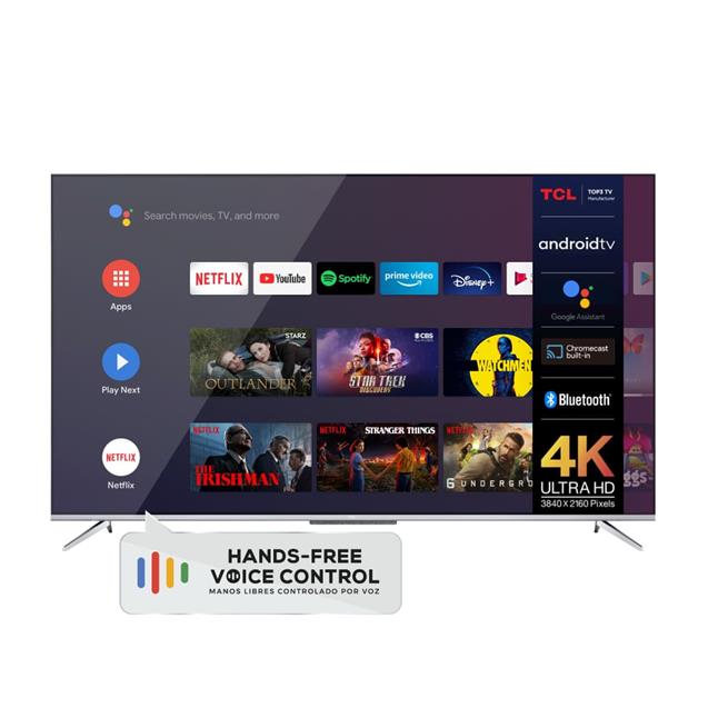 Smart Tv 55" Tcl 4k Android bluetooth + Voice Control (L55p715)