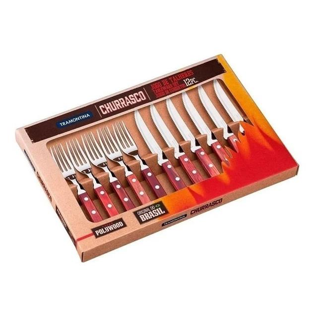 Set Cubiertos Tramontina 21199/703 Polywood 12 Piezas