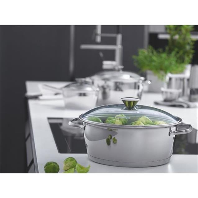 Cacerola Tramontina Allegra 4.2 Lts 24 Cms Inoxidable (62653/248)