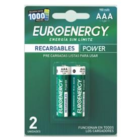Pilas Euroenergy AAA 900mAh X2
