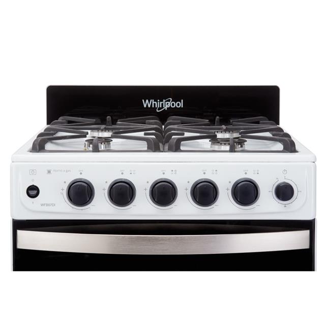 Cocina a Gas Whirlpool 55cm Blanca (WFB57DI)