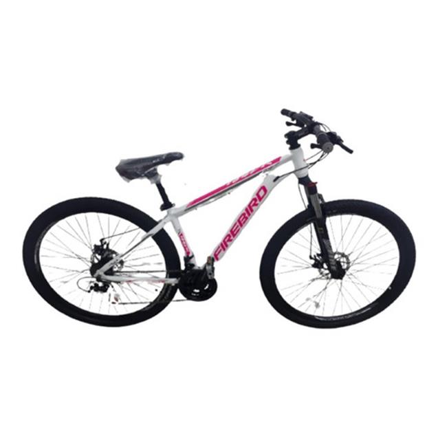 Bicicleta Halley Fire Bird Mountain Bike Rodado 29 21V T16 blanca/rosa dama (BIN29D21ECO)